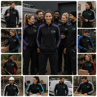 Avocet Two Tone 1/4 Zip Sweatshirt
