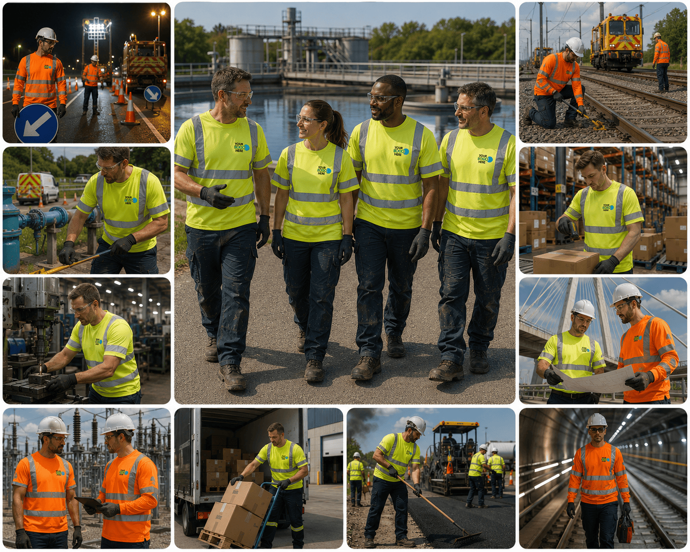 10 x Hi-Vis T-Shirt