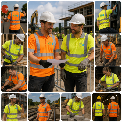 10 x Hi-Vis Polo