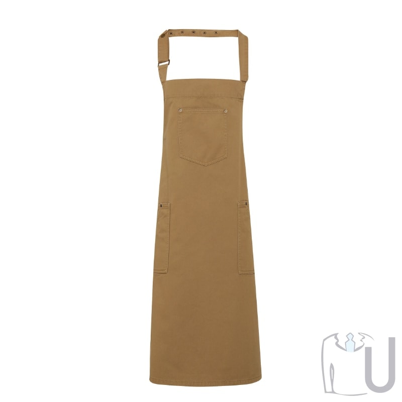 Chino Cotton Bib Apron