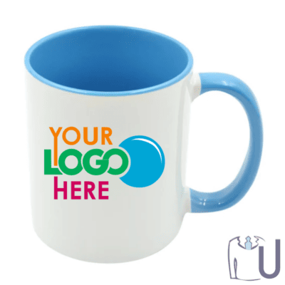 6 x Inner & Handle Colour Mugs