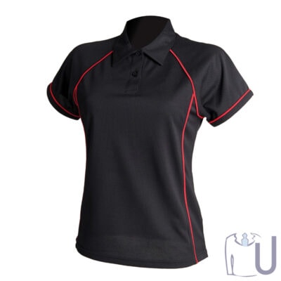 Women's Piped Performance Polo