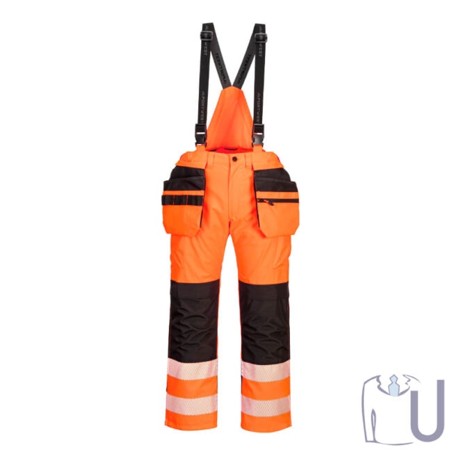 Hi-Vis Braced Rain Trousers
