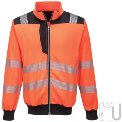 Hi-Vis Zip Sweatshirt