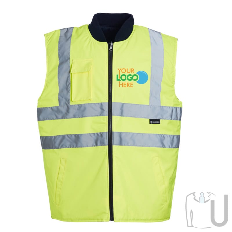 Hi-Vis Quilted Bodywarmer