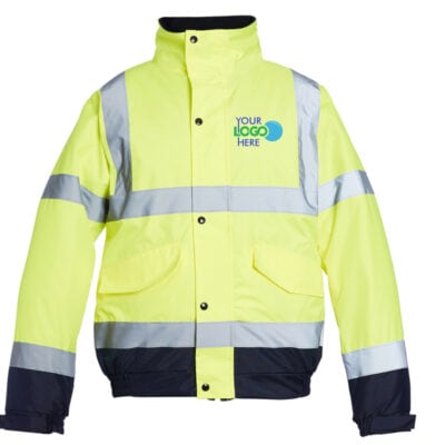 Hi Vis Two Tone Bomber Jacket