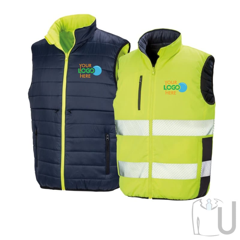 Reversible Soft Padded Safety Gilet