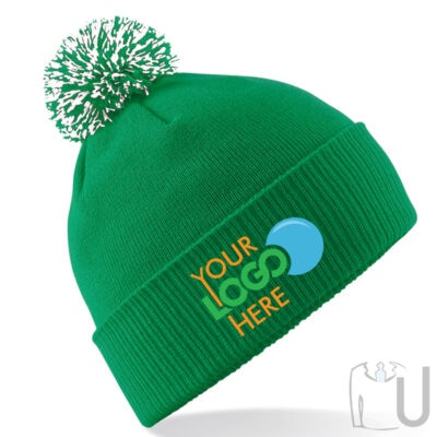 Two Tone Bobble Hat