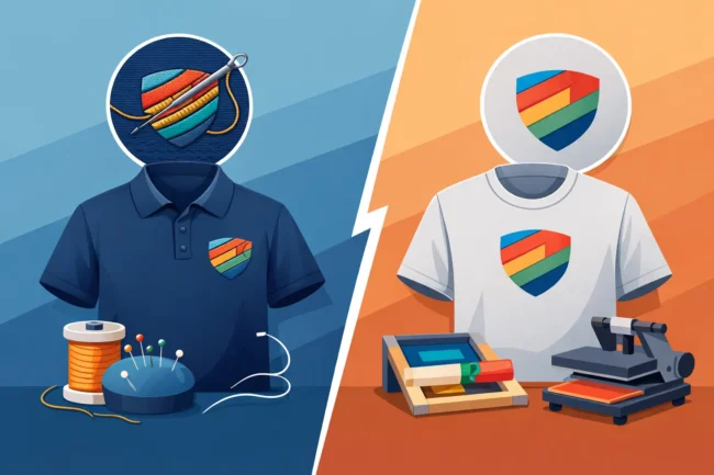 Embroidered Uniforms vs Printed Uniforms