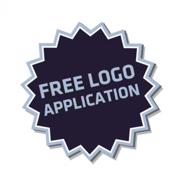 Free embroidered or printed logo