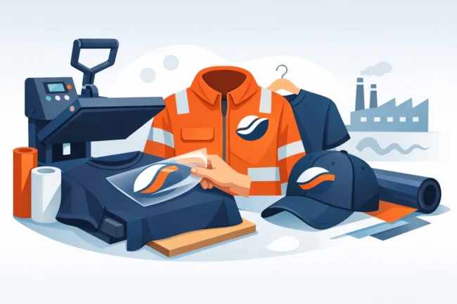 When Vinyl Logo Workwear Printing Works Best