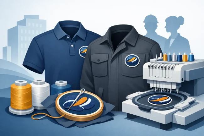 Why Choose Embroidered Logos for Workwear?